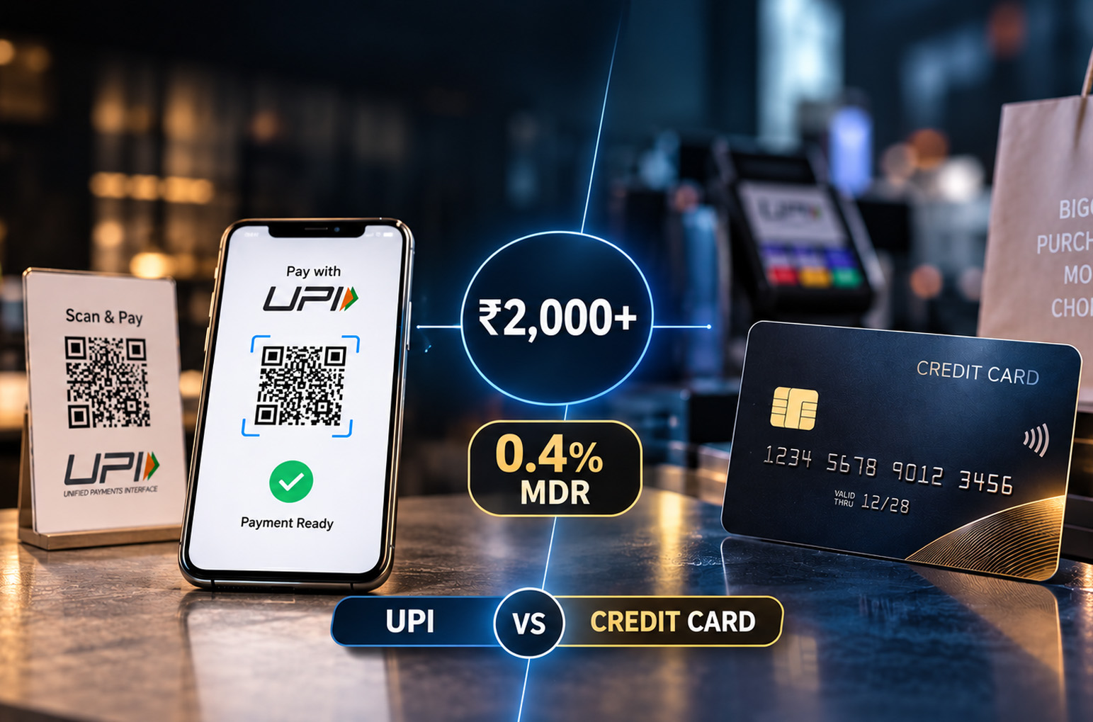 UPI merchant charges